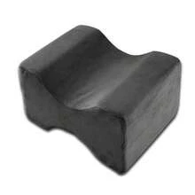 1pc Square-Shaped Leg Rest Pillow + Navy Or Grey Or Black Or White, Modern Style Simple Design Leg Rest Pillow With Breathable Quality Fabric, Suitable For Living Room Home Use Nap Sleeping Multiple Functions Sleep Aid, Can Be Used In Cars And Other Settings - Black Square Leg Pillow - View 2