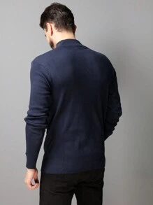 Men Sweaters - 藍色 - 查看 5