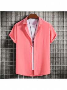 Men Shirts - 粉色 - 查看 1