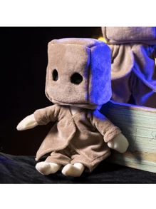 Solid Color Plush Doll Box Shaped Stuffed Animal - Multicolor - View 2