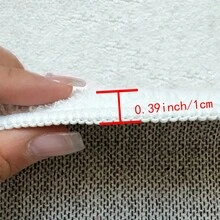 1 Miếng In Hình học Cashmere Chất vải Đơn giản Phòng bếp Chống trượt Thảm trải sàn , Chống bụi bẩn Tấm thảm , Dài Dây đeo Không trượt Hấp thụ Thảm trải sàn , Thoải mái Chống mệt mỏi Đứng Tấm lót , Nhà  Trang trí Tấm thảm Đối với Phòng khách , Phòng ngủ , Phòng tắm , Giặt Phòng , Chống mệt mỏi Đệm Nhà bếp - màu đen - Xem 8