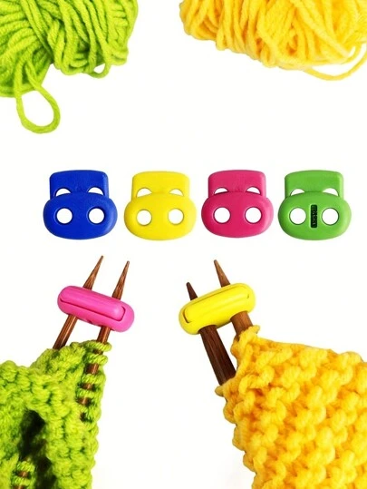 5/10/20 Pcs Knitting Needle Cover, Spring Needle Cover, Needle Tip Protector, Knitting & Crochet Supplies, Knitting Accessories, Knitting Gift, Random Color