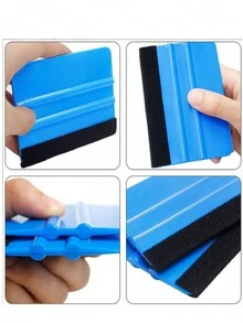 4pcs Car Window Tinting Tools Set: Square Squeegee, Felt, Scraper For Auto Film, Stickers, Decals Installation - Multicolor - View 8
