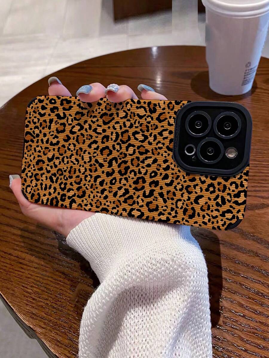 1 Miếng 3D Hoa văn Báo Da giả Mềm mại Ốp lưng & bao da điện thoại Tương thích với iPhone Và Samsung - Nhiều màu - Xem 1