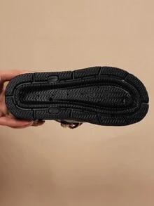 Của phụ nữ Nền tảng Dày Đế Mùa hè Dép đi trong nhà , Đúng mốt Và Linh hoạt Với Thoáng khí Đáy mềm Thiết kế - màu đen - Xem 7