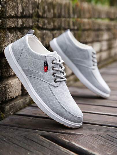 Men's Comfortable Versatile Casual Sneakers, Skateboard Shoes, Lightweight Breathable Non-Slip Outdoor