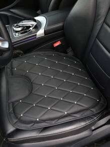Universal Car Seat Cushion With Diamond-Studded Starry Leather Bubble Cushion - Anti-Slip Mat For Vehicles, Offices And Homes, Relieving Fatigue During Long Drives