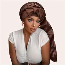 Silk Sleep Bonnets For Women, 1PC Satin Night Cap Soft Elastic Band Silk Bonnets For Sleeping Silk Bonnet Satin Bonnet