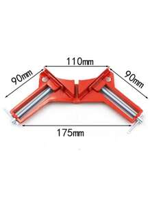 Kt 4 Sargento Angular 90° Graus Grampo Cantoneira Marcenaria - Preto - Visão 2
