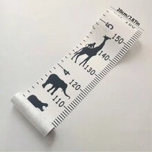1 Miếng Có thể tháo rời Viết tháu Phong cách Nhãn dán tường đo chiều cao , Thiết kế Hoạt hình , Phòng ngủ Trang trí - Nhiều màu - Xem 6