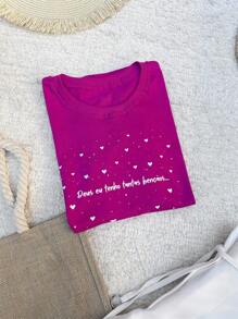Women T-Shirts - Màu đỏ tím - Xem 5