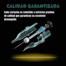 Cartucho AUR ORA 2 TATTOO tatuaje profesional CM-RM MAGNUM CURVA - Amarillo - Ver 7