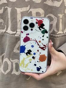 1個透明藝術卡通和復古風格全覆蓋tpu材質手機殼,適用於iphone 13/14/15 Pro Max,iphone 11/12 Pro Max,iphone X/xs/xr/11 Pro Max/15 Pro/14 Pro/13 Pro/13 Mini/12 Mini/15 Plus/14plus。適合ins風格,情侶和可愛時尚。 - 無色 - 查看 7