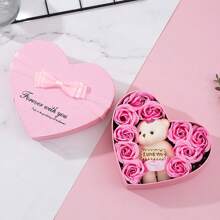 1 Miếng Đối với Xà bông Hoa Hình trái tim Hoa hồng Hộp Quà Ngày lễ tình nhân Ngày lễ Mẹ Qủa tặng Hoa hồng Creative Quà sinh nhật - Nhiều màu - Xem 10