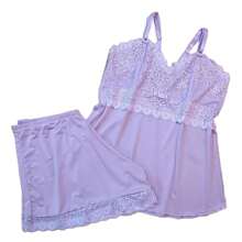 Women Pajama Sets - 紫丁香色 - 查看 1