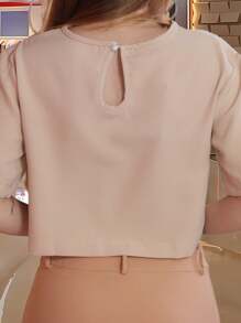 Women Two-Piece Outfits - Beige - View 9