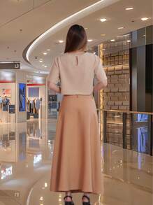 Women Two-Piece Outfits - Beige - View 4
