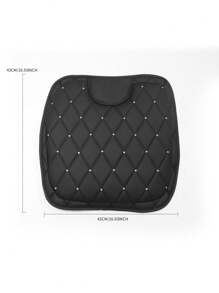 Universal Car Seat Cushion With Diamond-Studded Starry Leather Bubble Cushion - Anti-Slip Mat For Vehicles, Offices And Homes, Relieving Fatigue During Long Drives