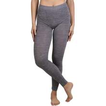 ToBeInStyle Women's Colorful Elastic Full Length Leggings - Heathered - Brown - View 1