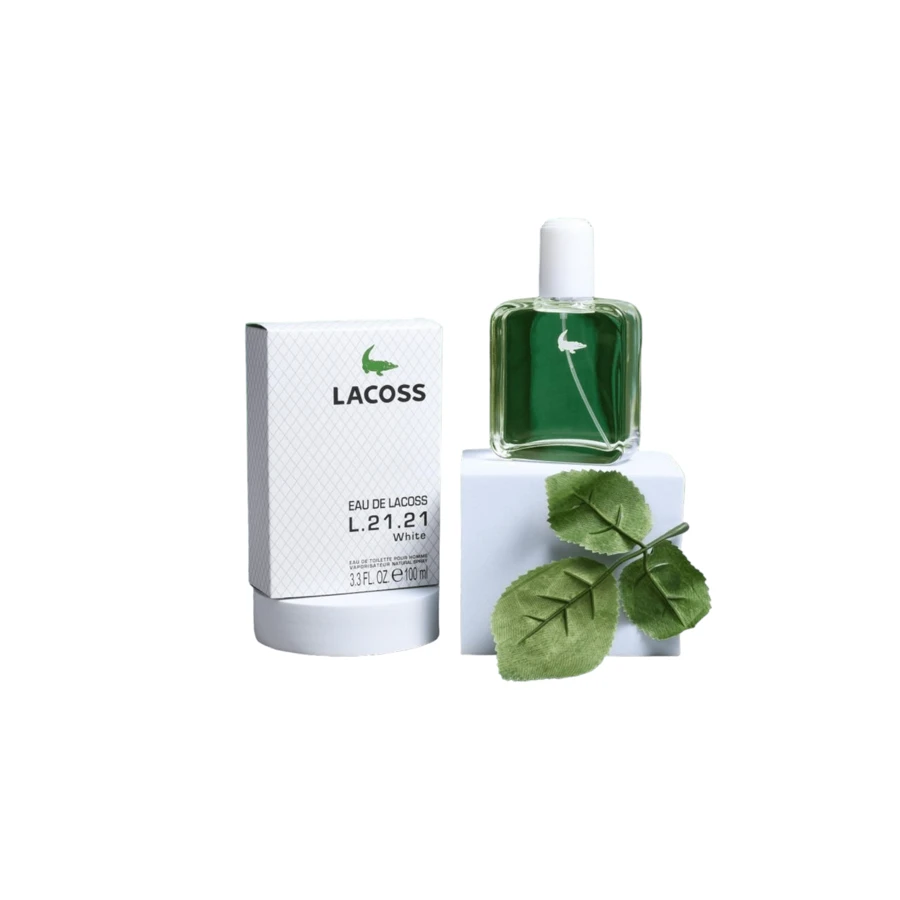 Perfume para caballero Lacoss Blanco de 100ml económico de uso diario - Afrutado y cítrico - Ver 1