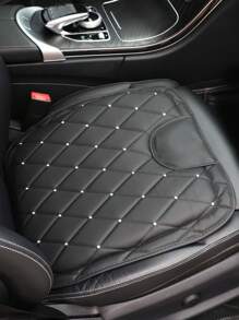 Universal Car Seat Cushion With Diamond-Studded Starry Leather Bubble Cushion - Anti-Slip Mat For Vehicles, Offices And Homes, Relieving Fatigue During Long Drives