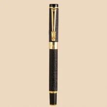 1入組啞光金屬筆桿鋼筆，日常寫作商務辦公銥金筆頭0.5mm筆尖，適用於學生練習書法 - 黑色 - 查看 4