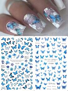 2 piezas de pegatinas para uñas de mariposa azul con flores y letras inglesas, deslizadores autoadhesivos de calcomanías de uñas, decoraciones de arte de uñas de primavera para hacer en casa pegatinas de uñas
pegatinas uñas
uñas pegatina
calcomanías para uñas decoración de uñas pegatinas de uñas pegatinas para uñas etiqueta engomada