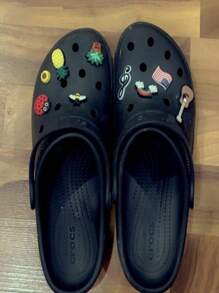 CHANCLA PARA NIÑOS AIRE LIBRE PARA LA PLAYA CHANCLA PARA NIÑOS  CON DIFERENTES PINS ALL AZAR  LEODY - Negro - Ver 3