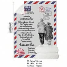 Flannel , In hoa kỹ thuật số Ngủ trưa Chăn , Sofa Chăn , Máy lạnh Chăn - Nhiều màu - Xem 2