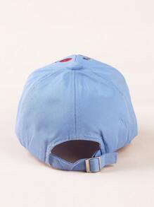 1pc Unisex Kids' Casual Astronaut Printed Spin Cap, Adjustable Children Sun Protection Baseball Hat - Blue - View 5
