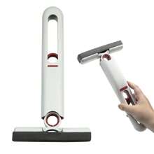 1入便攜式迷你海綿拖把 - 自擠式迷你拖把小巧適用於廚房、浴室、客廳、宿舍、汽車和玻璃等地方（附1個海綿拖把頭+1個自擠式手柄）