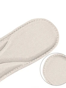 QKC 1 par de plantillas suaves y cómodas para tacones altos con punta puntiaguda, anti-dolor y recortables, para tacones de mujer, zapatos de mujer, tacones de gatito - Beis - Ver 3