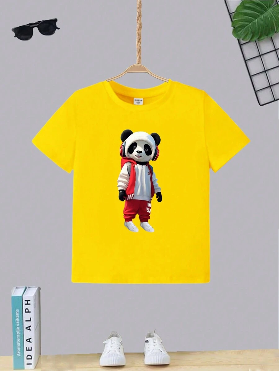 Tween Boys Shirts - Màu vàng - Xem 1