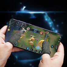 Gamer Trigger Combo 4 Fingers + Gamer Anti-Sweat Thimbles - Trong sáng - Xem 3