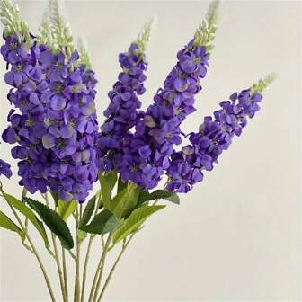 1 pieza Arreglo floral artificial de jacinto de tacto real- Perfecto para el hogar, oficina, cafetería, boda y regalo del Día de San Valentín