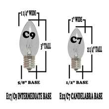 25 Foot C9 Twinkle Outdoor Patio Christmas String Light Set, Blue, Black Wire, 25 Bulbs - 閃爍黃 - 查看 5