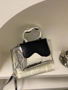 Bolso De Mano Para Mujeres De Moda - Negro - Ver 4