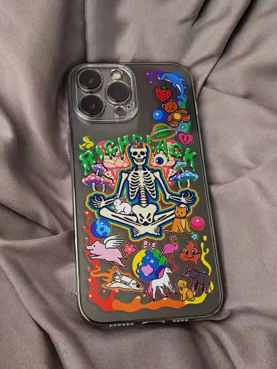 1 Vỏ điện thoại chống sốc toàn thân bằng nhựa Tpu cổ điển trong suốt hoạt hình nghệ thuật Tương thích với IPhone 13/14/15pro Max, Tương thích với Apple 11/12pro Max, Kháng khuẩn X, Xr thời trang, Xs Max trong suốt, Bảo vệ toàn diện 7, Chống sốc 8 Plus, Bảo vệ Bìa cho 13 lỗ nhỏ & chính xác 12 Mini, 6plus cá nhân & thời trang, 12pro hợp thời trang, 11promax nghệ thuật, 14pro/14plus/6/6s/7/8/15plus bóng loáng, phong cách 14promax, phong cách cặp đôi 13pro dễ thương, phong cách mới 11pro phong cách, phim hoạt hình 15pro - Trong sáng - Xem 1