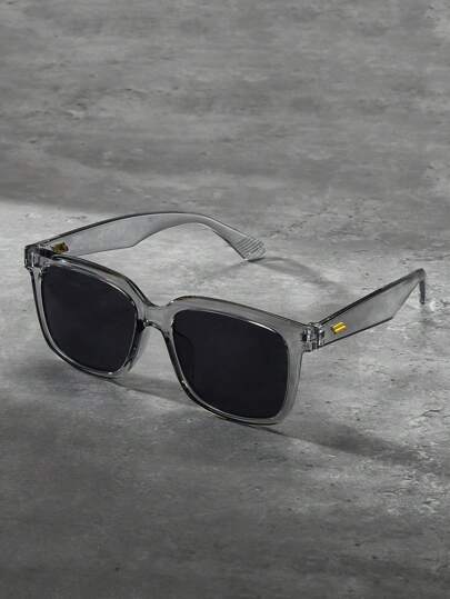 1pc Fashionable Oversized Y2k Retro Fashion Glasses For Outdoor Sports, Driving, Traveling, And Beach In Summer Casual Shades Accessories Beach Accessories Glasses Shades Looks Street Style And Suit For Sweater Jacket Sweatshirt Hoodie Leather Pants And Cargo Pantsy2kfestival For Summer Beach Vacation,Outdoor,Travel