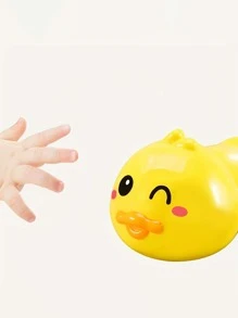 2 piezas Juguete de agua a cuerda con patitos de dibujos animados para baño, juguetes de agua para niños, juguetes de bebé, juguetes para la ducha, juguete de pato para bebé