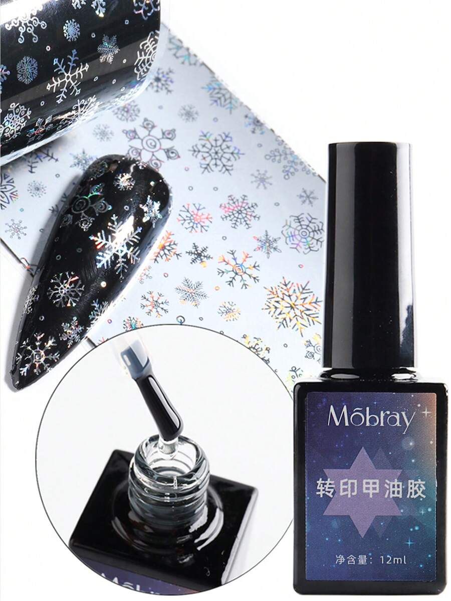FULL BEAUTY 5pcs Double-Ended Nail Art Liner Brush Dotting Pen Rhinestone Drill Drawing And Dotting ToolsChristmas