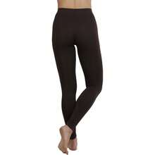 ToBeInStyle Women's Colorful Elastic Full Length Leggings - Full Length - Brown - View 2