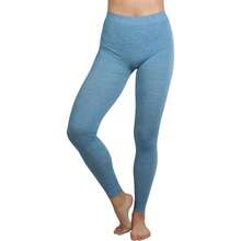 ToBeInStyle Women's Colorful Elastic Full Length Leggings - Heathered - Teal - View 5
