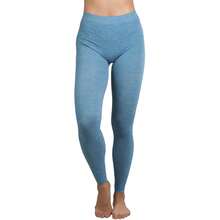 ToBeInStyle Women's Colorful Elastic Full Length Leggings - Heathered - Teal - View 4