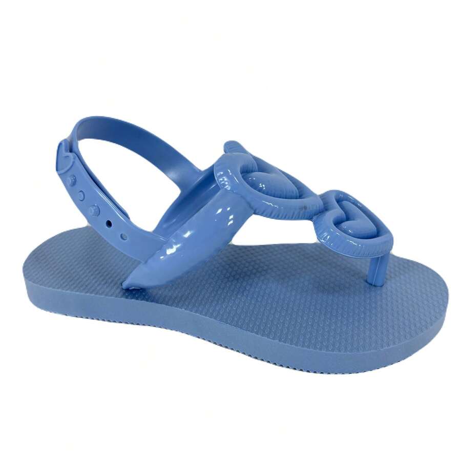 Kids Flat Sandals - Màu xanh lam - Xem 1