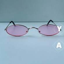 Men Fashion Glasses - Màu Hồng baby - Xem 4