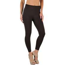 ToBeInStyle Women's Colorful Elastic Capri Length Leggings - 27" 高腰 - 棕色 - 查看 4