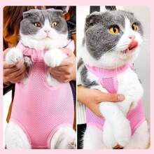 1 Miếng Lưới thoáng khí Ba lô địu thú cưng , Mặt trước Túi đeo chéo ngực Đối với Chó nhỏ Và Mèo , Di động ngoài trời Thú cưng Túi du lịch - Màu be - Xem 9