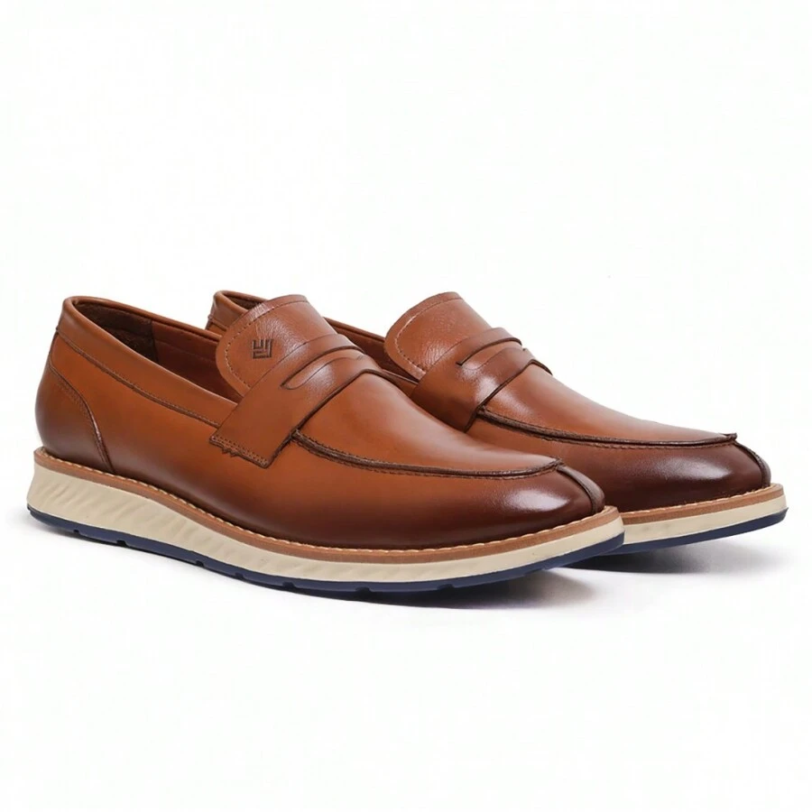 Men Loafers - Camel - View 1