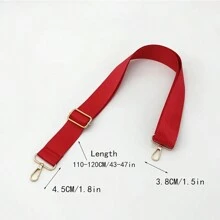 Adjustable Nylon Crossbody Bag Strap Fashion Solid Color Shoulder Strap Perfect Bag Accessory
